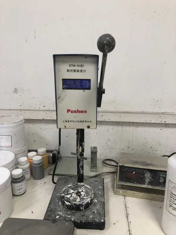 Film and adhesion test station