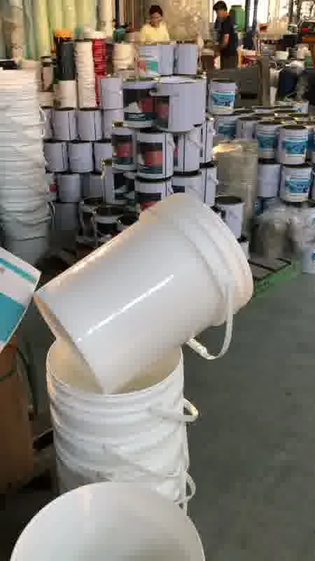 Warehouse pan across shelving and containers